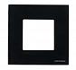 Рамка 1-постовая ABB Zenit стекло черное 2CLA227100N3101 - фото №1