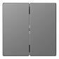 Клавиша двойная Schneider Electric Merten D-Life MTN3400-6036 - фото №1