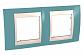 Рамка 2-постовая Schneider Electric Unica Хамелеон MGU6.004.573 - фото №1