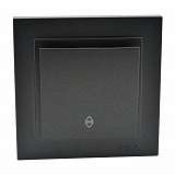 Выключатель Mono Electric Despina одноклавишный проходной графит 102-202025-109