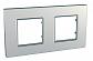 Рамка 2-постовая Schneider Electric Unica Quadro MGU6.704.55 - фото №1