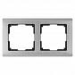 Рамка Werkel Metallic на 2 поста глянцевый никель WL02-Frame-02 4690389045912 - фото №1