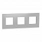 Рамка 3-постовая Schneider Electric Unica New NU600680 - фото №1