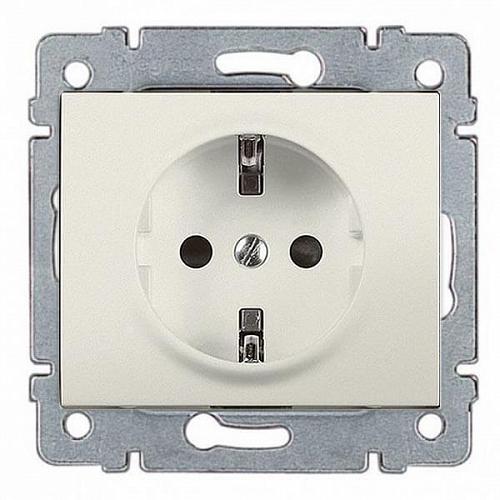 Розетка 2К+3 Legrand Galea Life 16A 250V с/з автоматические клеммы перламутр 771562