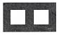 Рамка 2-постовая ABB Zenit сланец 2CLA227200N2201 - фото №1