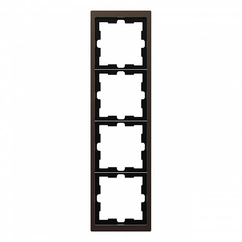 Рамка 4-постовая Schneider Electric Merten D-Life MTN4040-6552