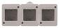 Коробка для накладного монтажа 3-постовая ABB Zenit IP40 2CLA329310N1101 - фото №1