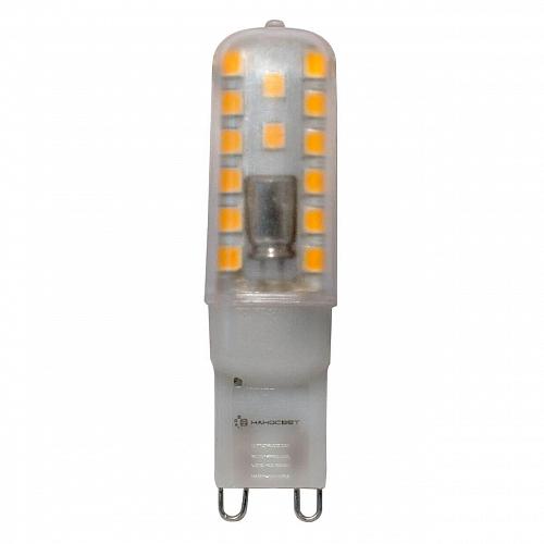 Лампа светодиодная Наносвет G9 2,8W 3000K прозрачная LC-JCD-2.8/G9/830 L226