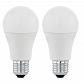 Набор светодиодных ламп Eglo E27 9,5W 4000K матовая 11485 - фото №1