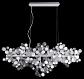 Подвесной светильник Crystal Lux Deseo SP15 L1400 Silver - фото №2