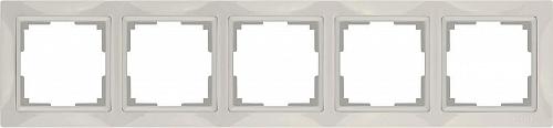 Рамка Werkel Snabb Basic на 5 постов слоновая кость WL03-Frame-04 4690389098789