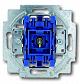 Выключатель кнопочный одноклавишный однополюсный ABB BJE 10A 250V с подсветкой N-клеммой 2CKA001413A1106 - фото №1