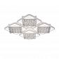 Потолочный светодиодный светильник Ambrella light Modern Acrylic FA128 - фото №1