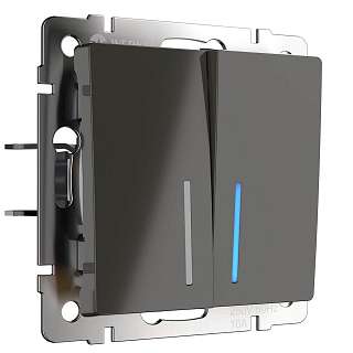 Выключатели света серо-коричневого цвета