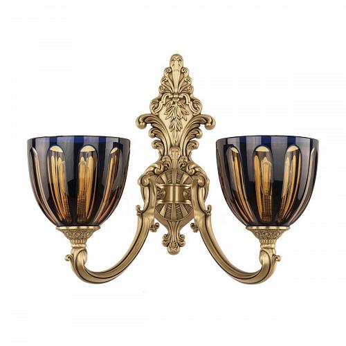 Бра Bohemia Ivele 7209B15/2/175 FP P1 U Amber-Blue/H-1H