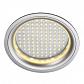 Светильник встраиваемый с блоком питания и 97 белыми LED общ 12Вт, LEDPANEL ROUND белый 160371 - фото №1