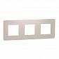 Рамка 3-постовая Schneider Electric Unica New NU280644 - фото №1