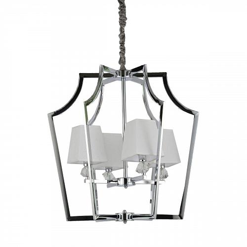 Подвесная люстра Lumina Deco Montero LDP 1249-4 CHR+WT