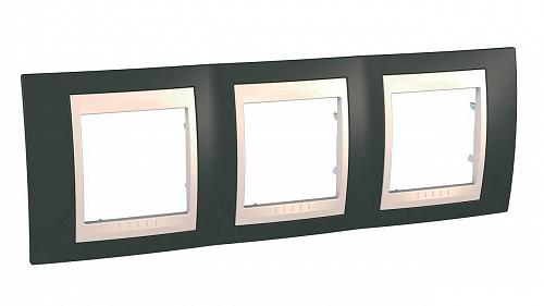 Рамка 3-постовая Schneider Electric Unica Хамелеон MGU6.006.571