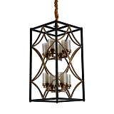 Подвесная люстра Lumina Deco Quadrato LDP 1223-8 BK+MD