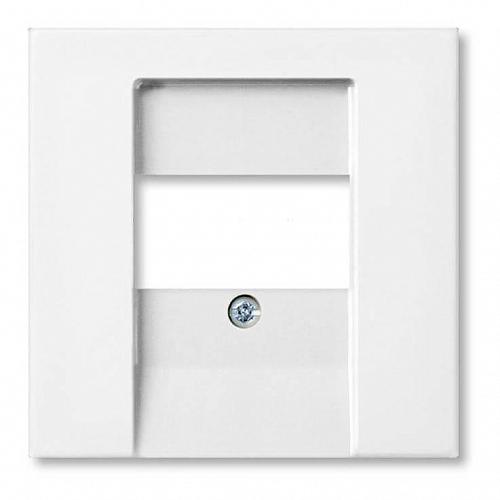 Лицевая панель ABB Basic55 розетки информационной альпийский белый 2CKA001724A4275