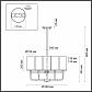Подвесная люстра Odeon Light Novas 4816/8 - фото №2