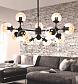 Подвесная люстра Lumina Deco Zodiak LDP 160-12 BK - фото №3