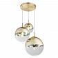 Подвесной светильник Toplight Glass TL1203H-03GD - фото №1