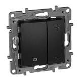 Диммер кнопочный Legrand Etika без нейтрали 400W антрацит 672618