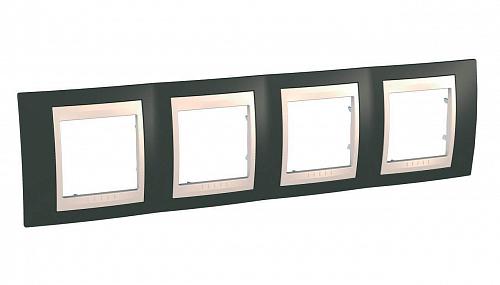 Рамка 4-постовая Schneider Electric Unica Хамелеон MGU6.008.571
