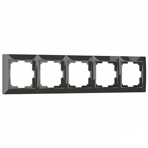 Рамка на 5 постов Werkel Snabb basic серо-коричневый W0052007 4690389161483