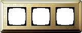 Рамка 3-постовая Gira ClassiX Art латунь 0213671