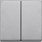 Клавиша двойная Schneider Electric Merten System M MTN433560 - фото №1