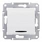 Переключатель перекрестный с синей подсветкой Schneider Electric Sedna 10A 250V SDN0501121 - фото №1