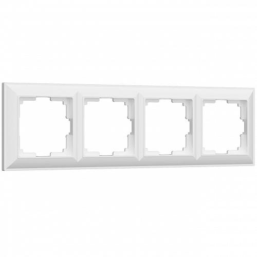Рамка на 4 поста Werkel Fiore белый W0042201 4690389160424