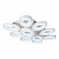 Потолочная светодиодная люстра iLedex Fancy FS-011-X10 240W WH - фото №3