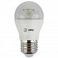 Лампа светодиодная ЭРА E27 7W 4000K прозрачная LED P45-7W-840-E27-Clear Б0020553 - фото №1