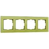 Рамка Werkel Favorit на 4 поста фисташковый WL01-Frame-04 4690389098666