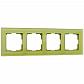 Рамка Werkel Favorit на 4 поста фисташковый WL01-Frame-04 4690389098666 - фото №1