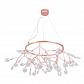 Подвесной светильник Crystal Lux Evita SP45 D Copper/Transparent - фото №1