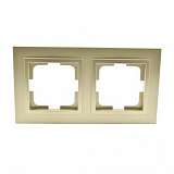 Рамка 2-постовая Mono Electric Despina титан 102-220000-161