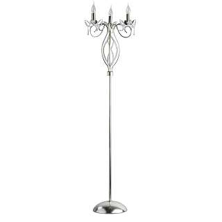 Торшеры с 2 и более плафонами серебристого цвета