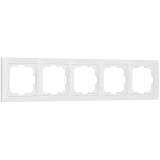 Рамка на 5 постов Werkel Snabb basic белый W0052001 4690389161452