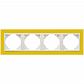 Рамка 4-постовая Efapel Logus 90 Animato желтый/лед 90940 TRG - фото №1