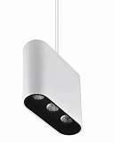 Подвесной светодиодный светильник Lumien Hall Элой 8004/3P-WT-BK