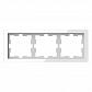Рамка 3-постовая Schneider Electric Merten D-Life MTN4030-6520 - фото №1