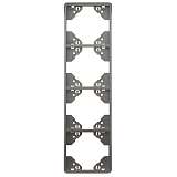 Рамка 4-постовая Efapel Apolo 5000 Metalizada серебро 50942 TPR