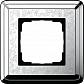 Рамка 1-постовая Gira ClassiX Art хром 0211681 - фото №1