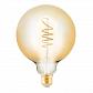 Лампа светодиодная Eglo E27 4W 2000K янтарная 11878 - фото №1
