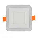 Встраиваемый светодиодный светильник Elvan VLS-304SQ-3/2W-NH-Bl-Wh